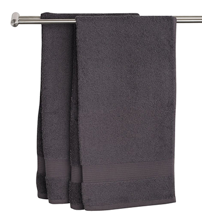 Khăn tắm cotton KARLSTAD màu xám, 70x140cm