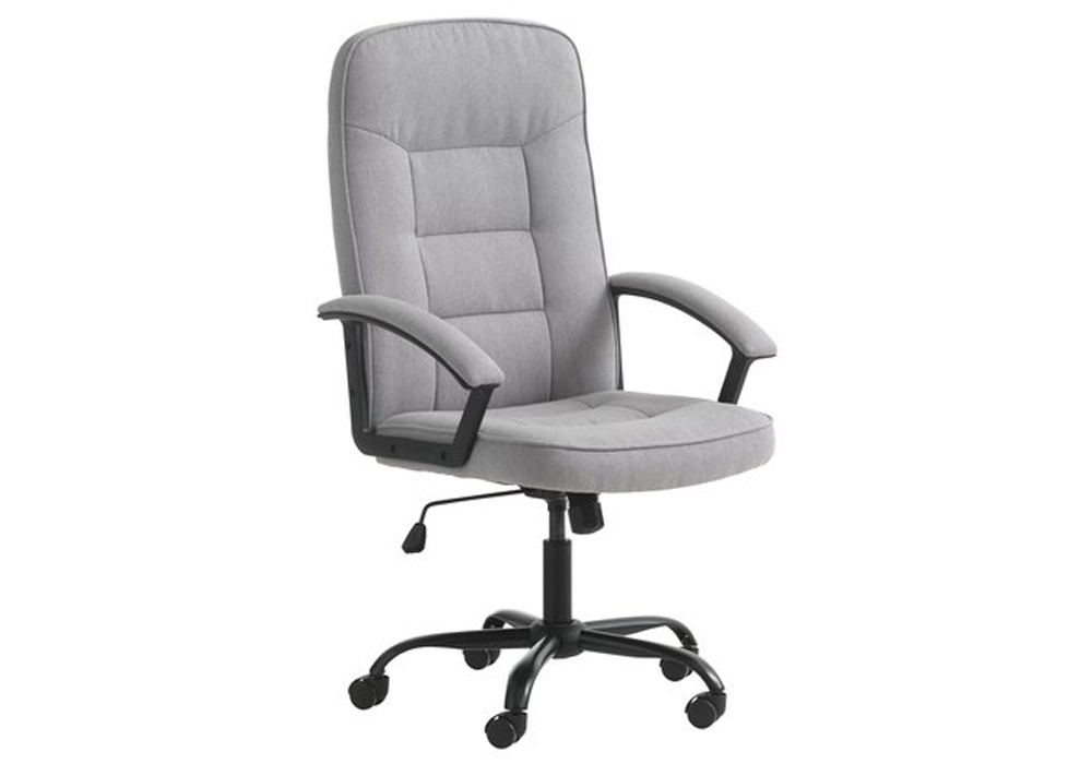 Mẫu ghế làm việc SKODSBORG vải Polyester màu xám với kích thước R66xS68xC113/123cm