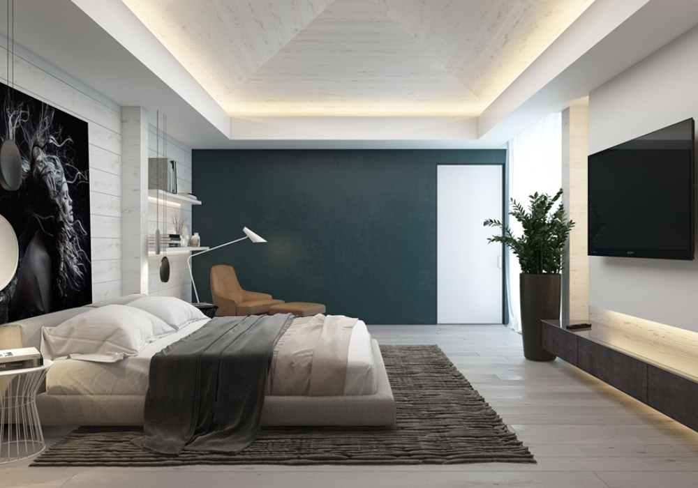 Phòng ngủ 40m2 có thiết kế mở đón ánh sáng