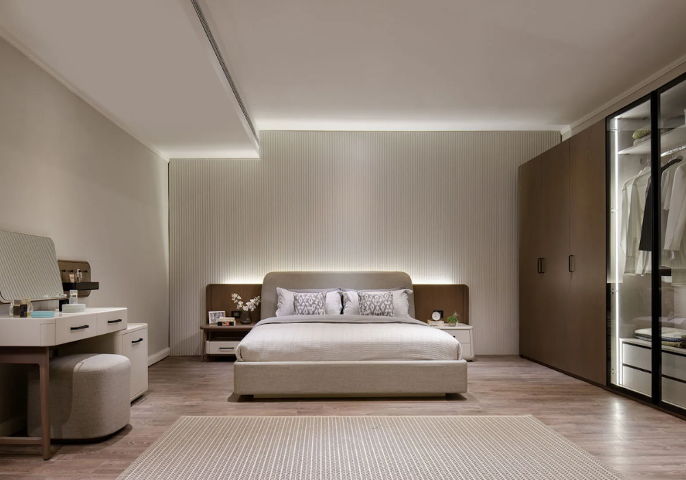 Sofa giường tạo sự ang trọng cho phòng ngủ 40m2
