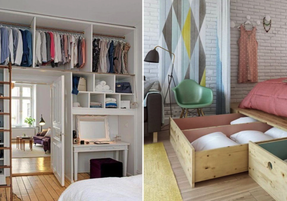 thiết kế phòng ngủ 7m2