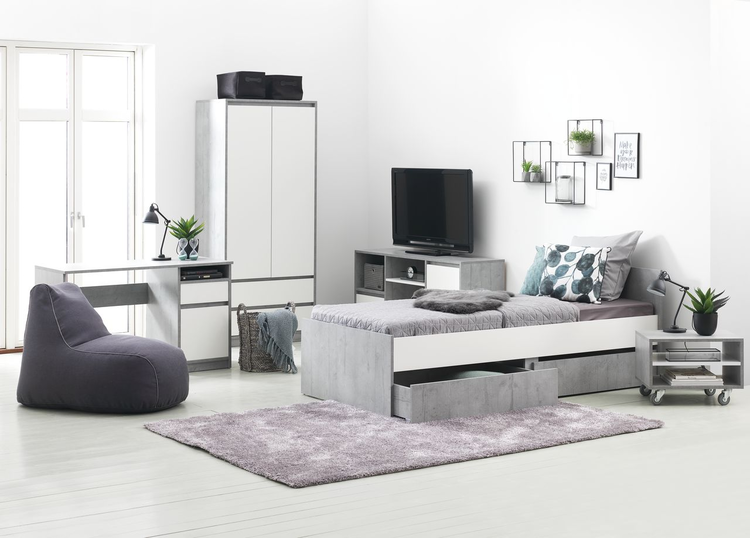 Mẫu tủ quần áo BILLUND nhỏ gọn cho căn phòng có diện tích khiêm tốn 