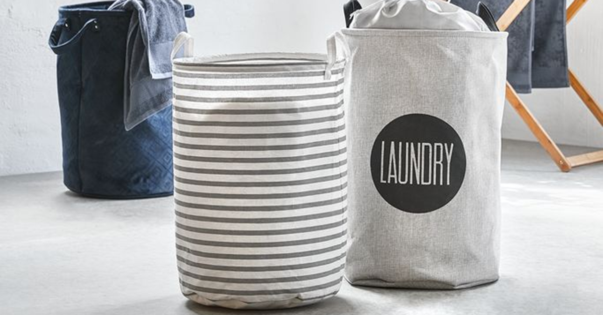 Giỏ đựng đồ giặt tiện lợi cho không gian phòng tắm hiện đại