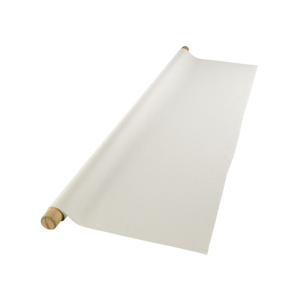 Khăn phủ bàn | BERGFRUE | polyester/cotton | trắng | D135cm