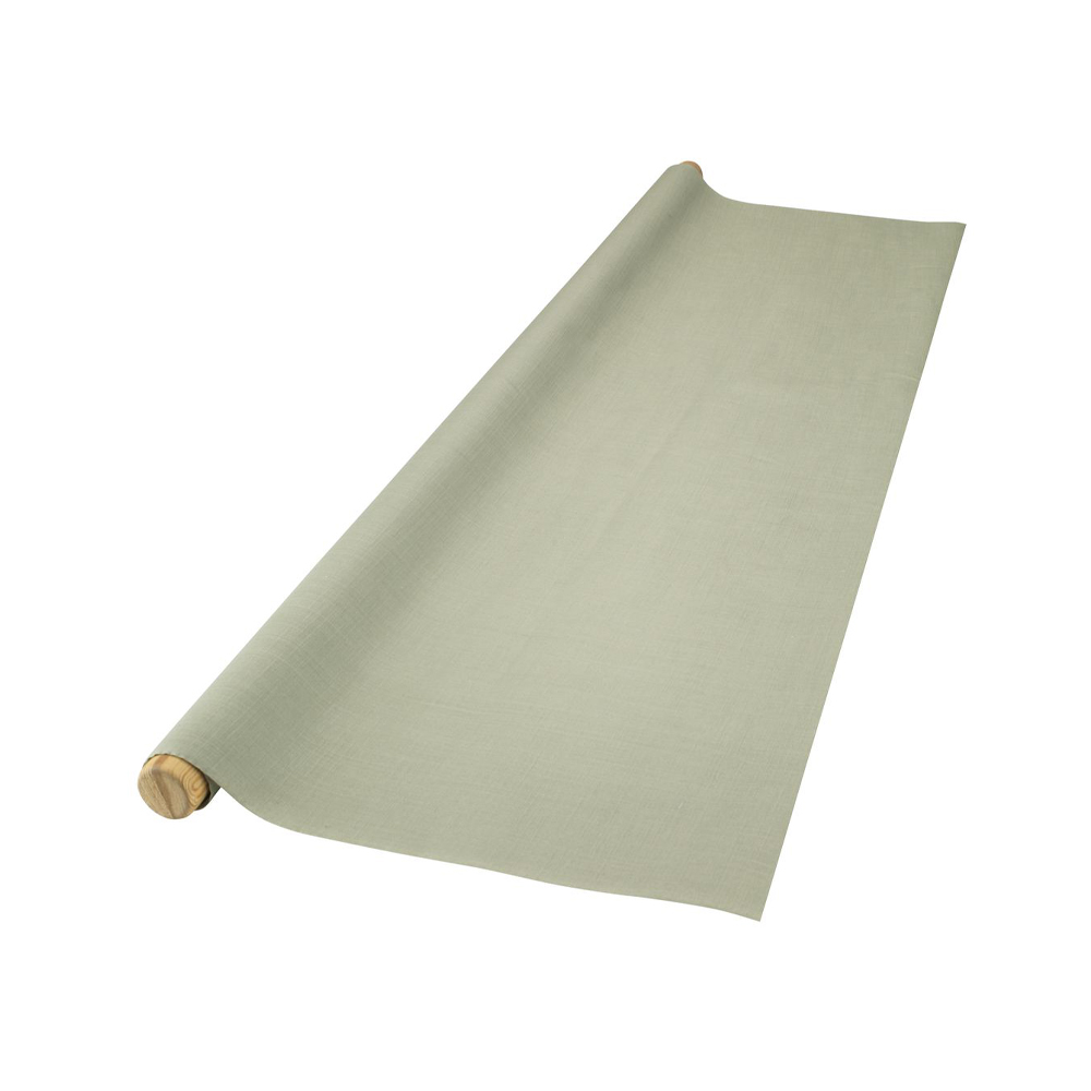 Khăn phủ bàn | HJERTEGRAS | polyester/cotton | xanh lá | D140cm