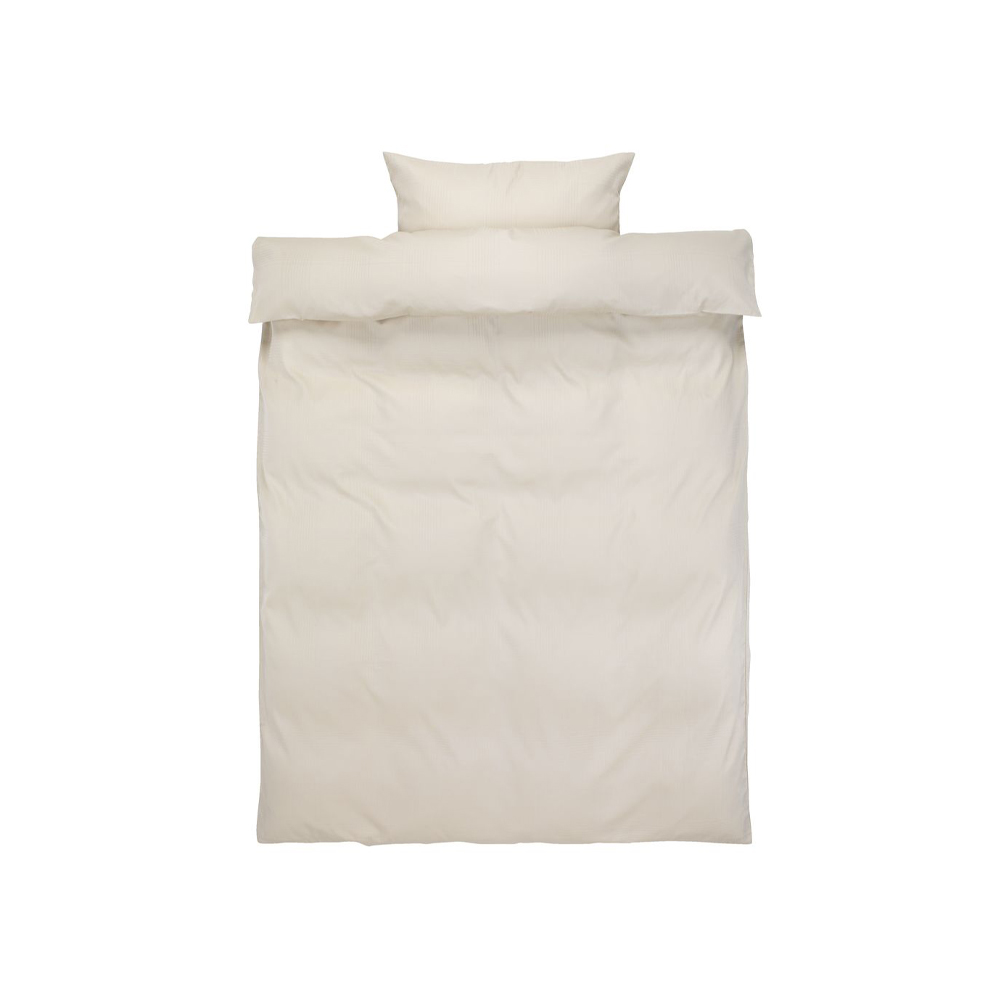 Duvet cover set | cotton sateen | CILJE   | Light sand | 140x200cm