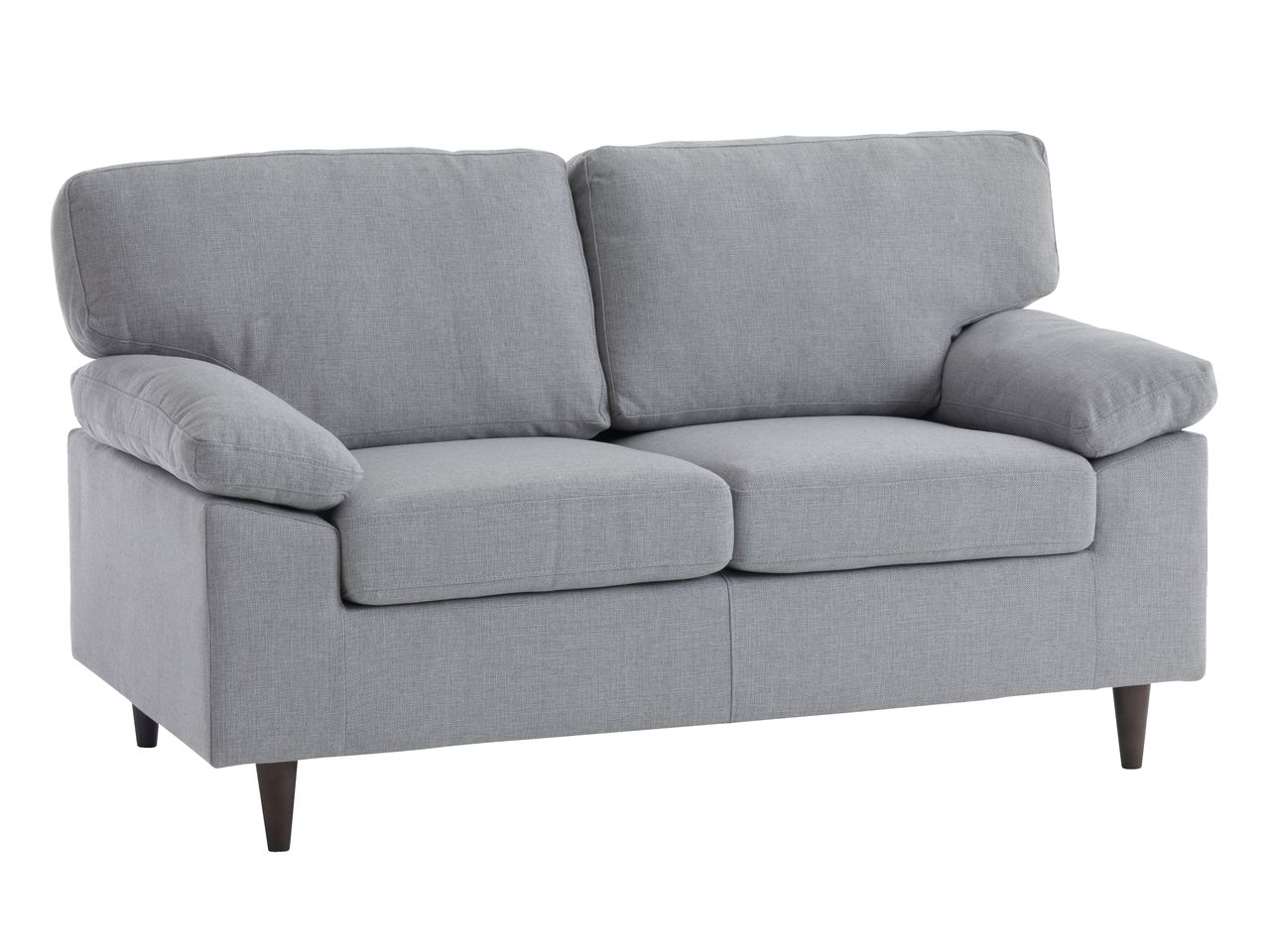 Sofa 2s |GEDVED|polyester fabric cover|light grey|R154xS85xC84cm ...