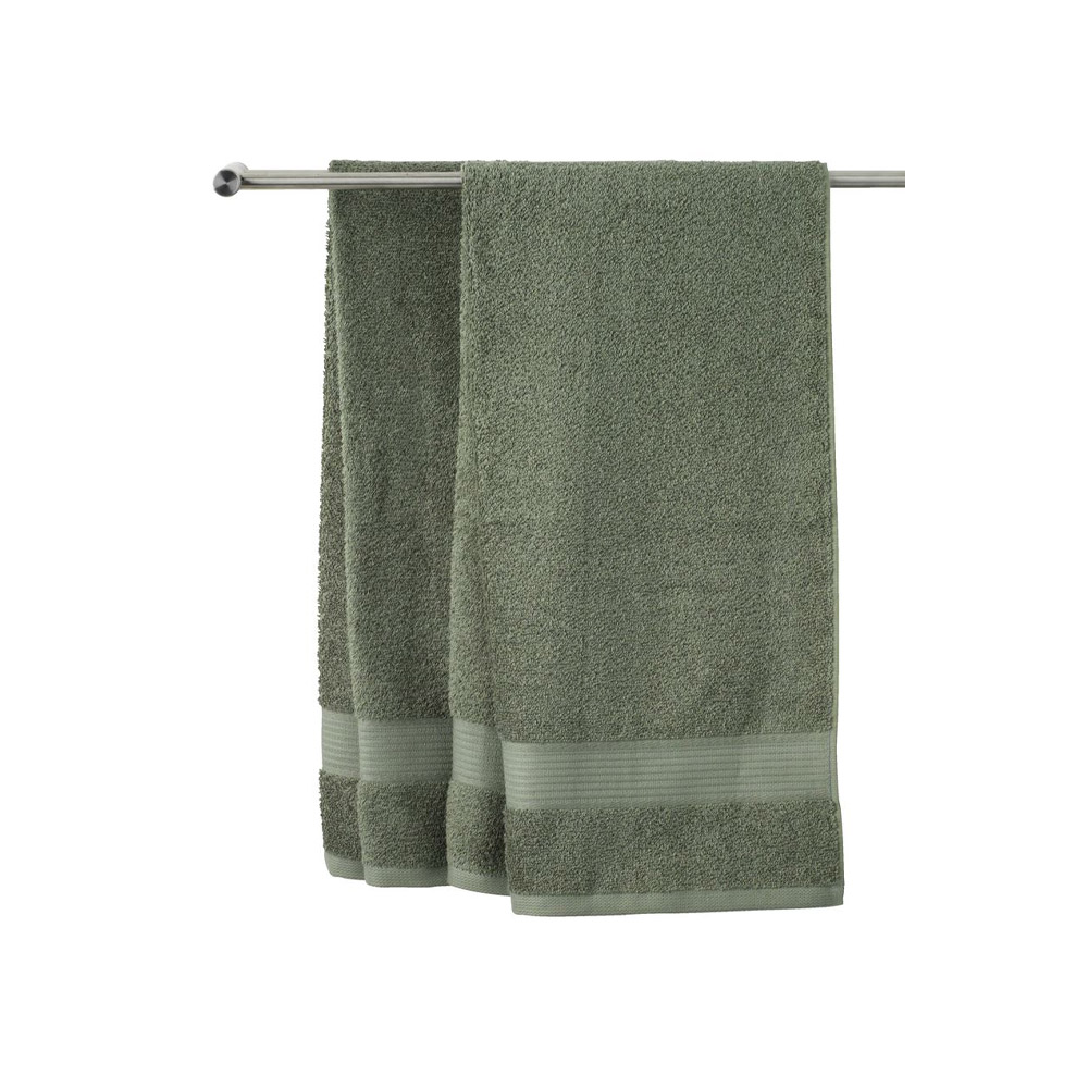 Khăn tắm | KARLSTAD | cotton | xanh army | R40xD60cm
