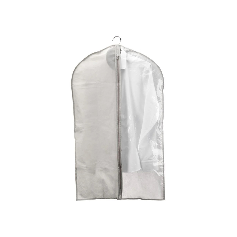 Túi choàng quần áo | MAGNE | nhựa PE | xám | R60xD100cm 