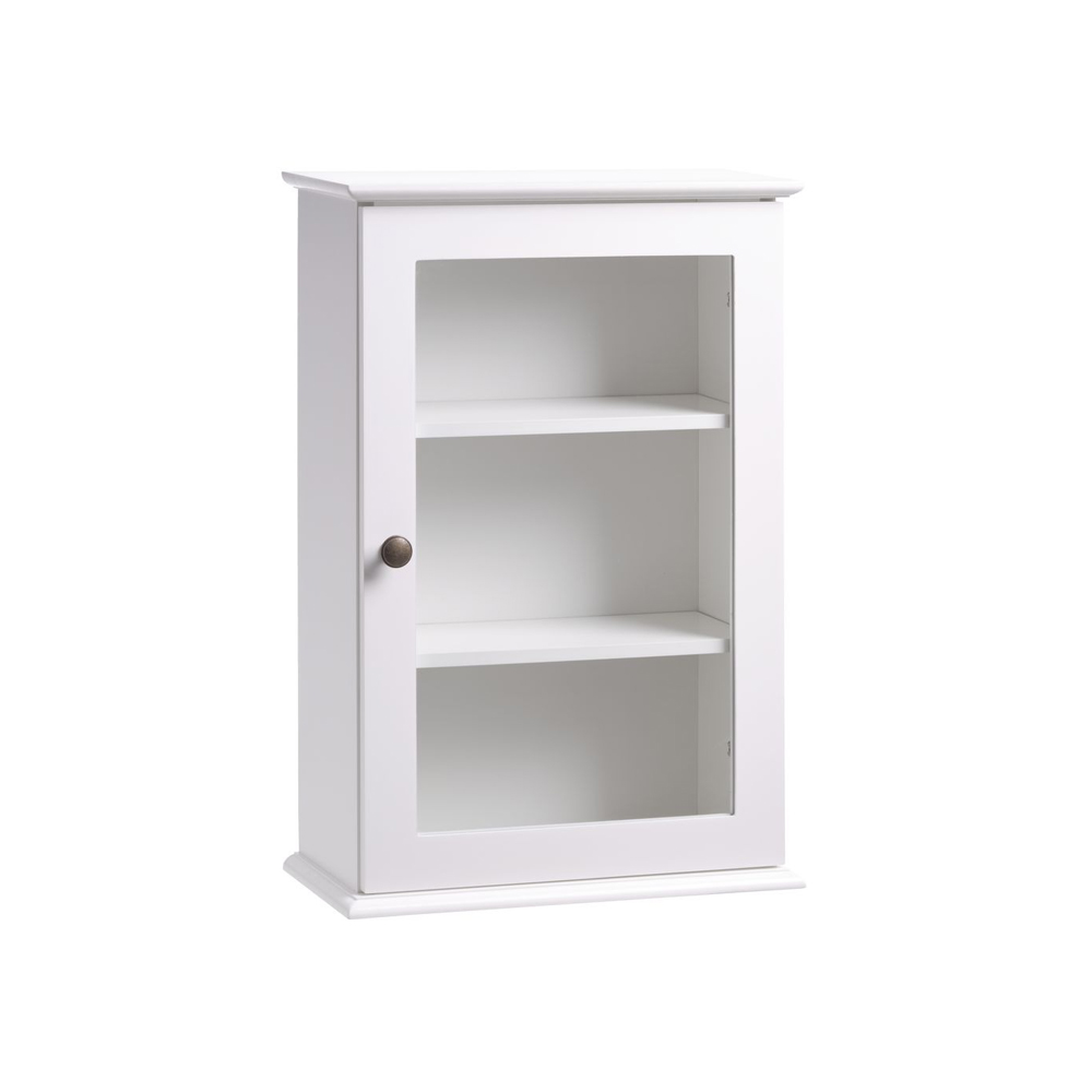 Wall cabinet MALLING 1 glass door white
