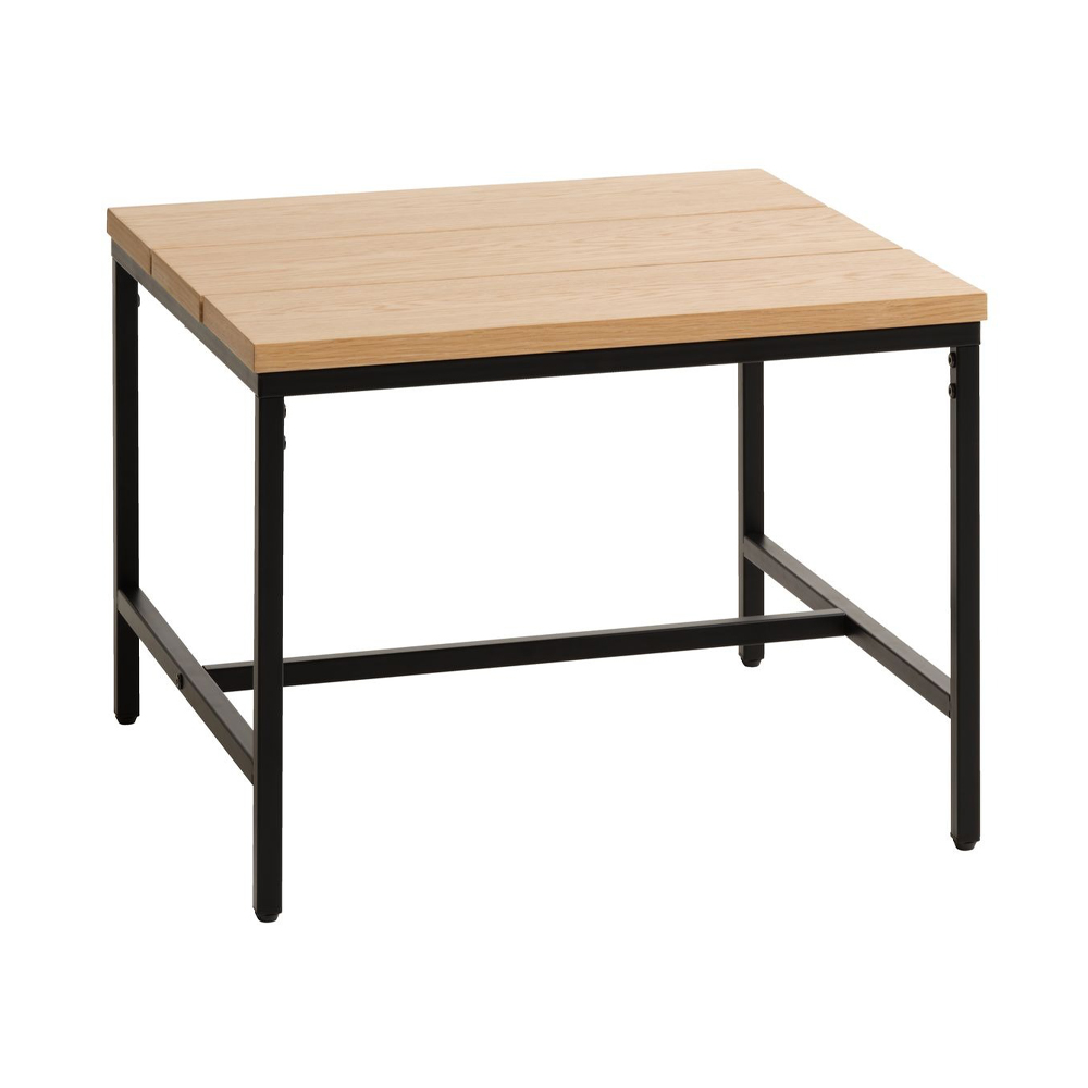 Coffee table TEBSTRUP 60x60 oak/black