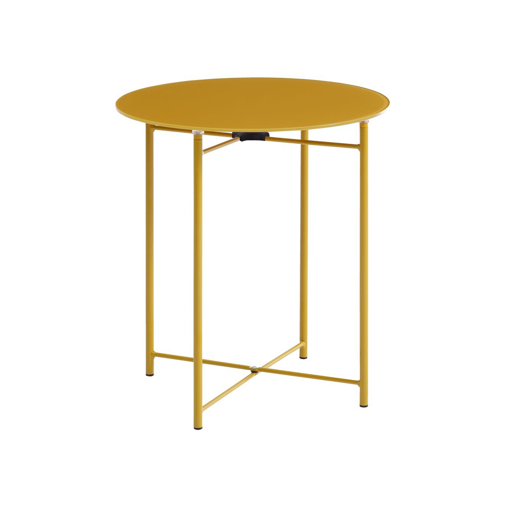 End table HORNSYLD D42 yellow