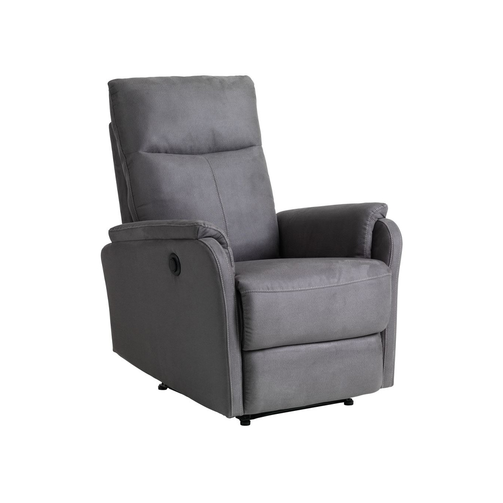 Relaxing chair | ABILDSKOV | polyester fabric |grey | R73xS80xC89cm