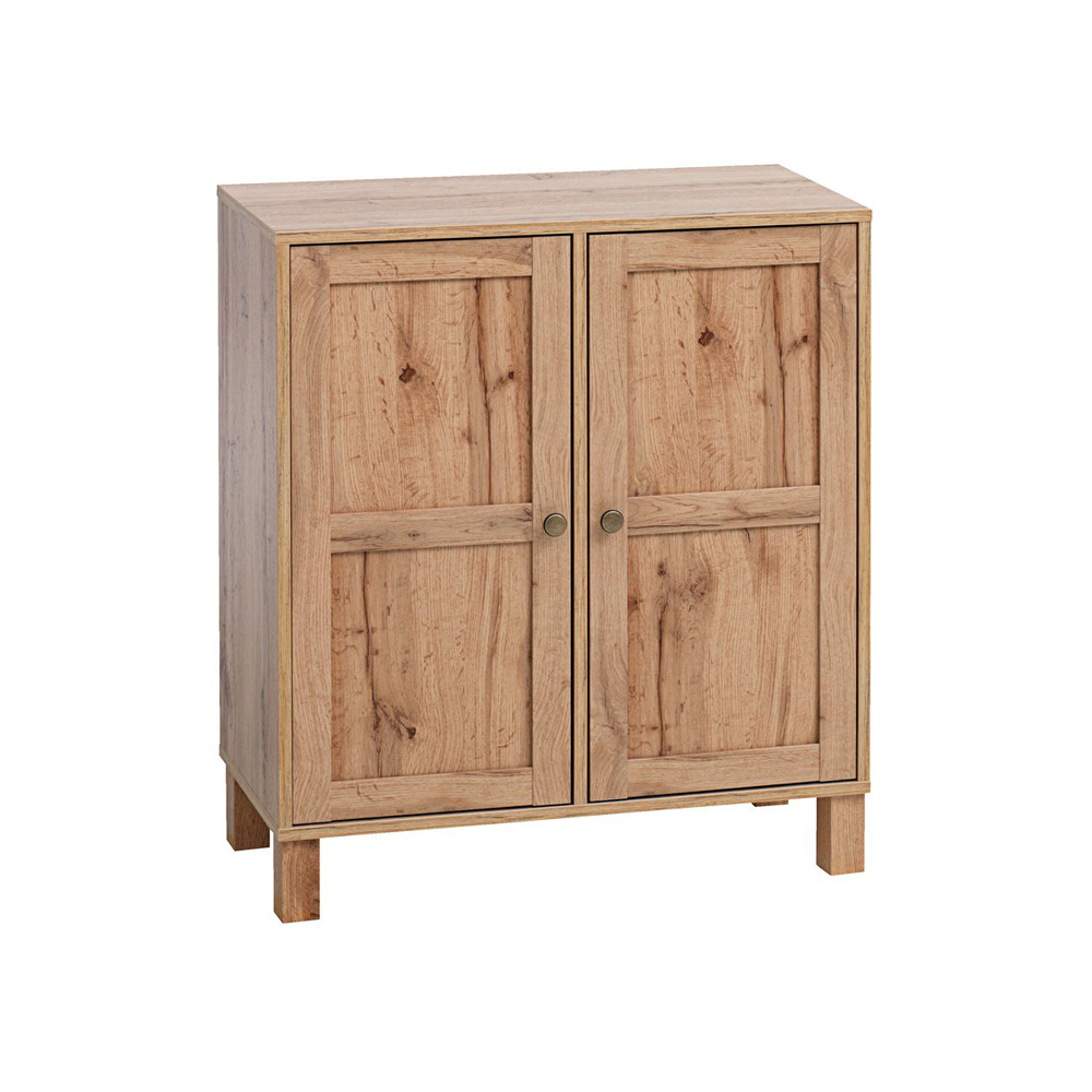 Kệ trưng bày cửa gỗ | SKALS | gỗ công nghiệp | màu sồi | R71xS35xC71/86cm