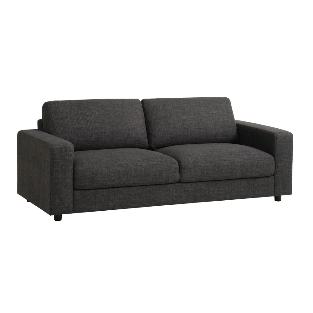 Sofa 3s | KONGSMARK | vải polyester | xám đâm | R209xS91xC80cm
