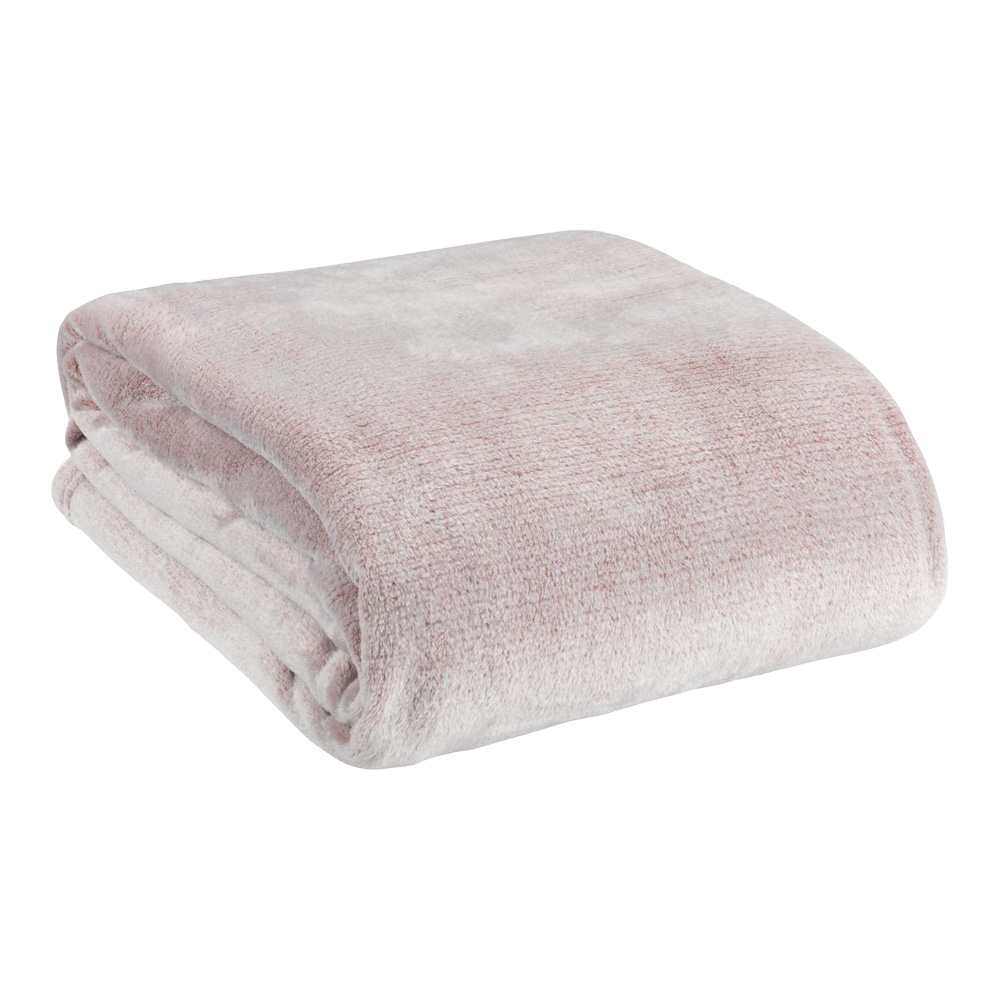 Chăn sofa | KRATTFIOL | polyester | hồng | D220xR200cm