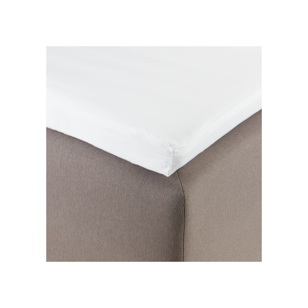 Ga chun | cotton sateen | trắng | R140xD200xC10cm