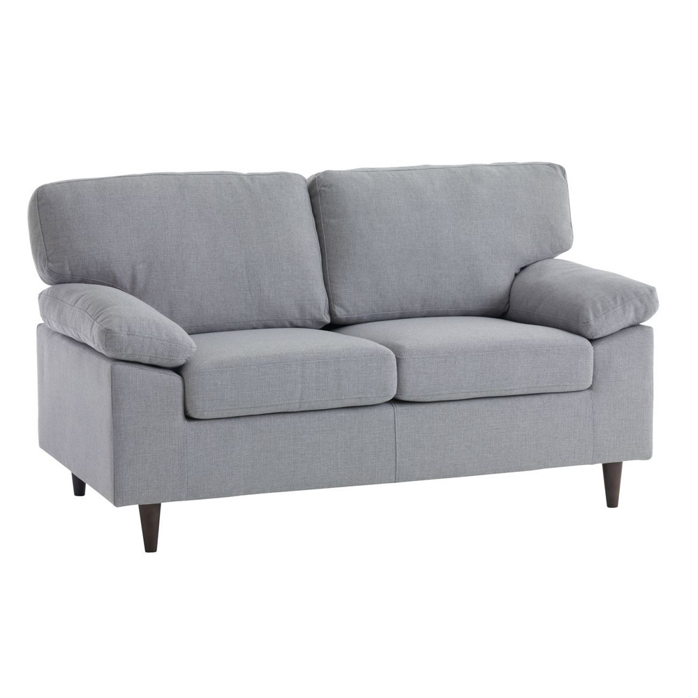 Sofa 2 chỗ | GEDVED | vải polyester | xám nhạt | R154xS85xC84cm