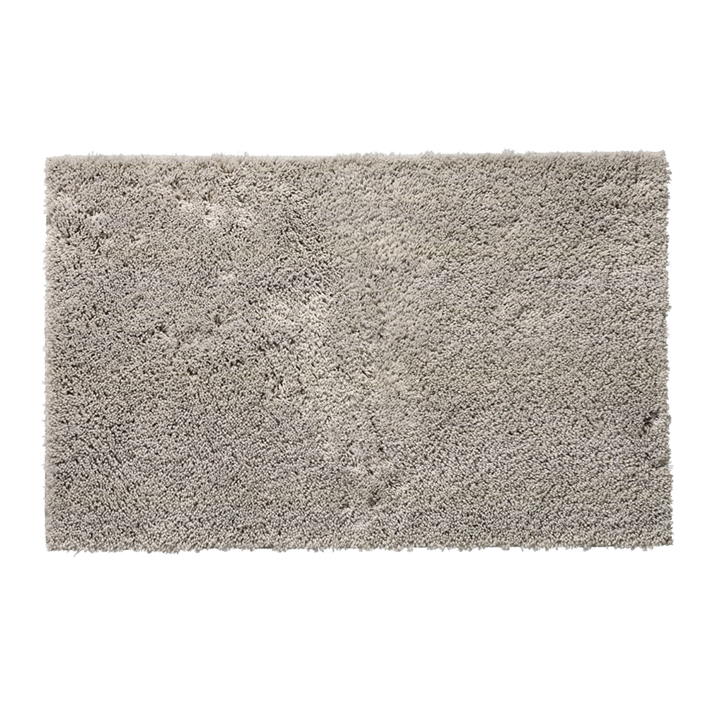Thảm phòng tắm | KARLSTAD | polyester microfiber | xám nhạt | R50xD80cm