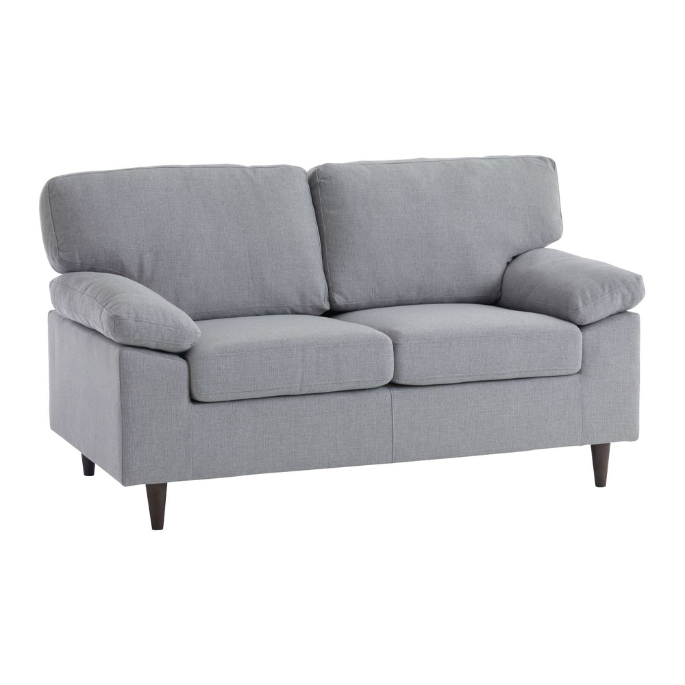 Sofa 2 chỗ | GEDVED | vải polyester | xám nhạt | R154xS85xC84cm