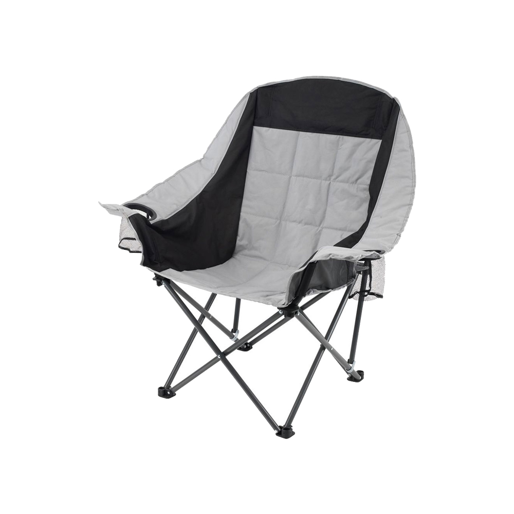 Folding Chair | FASTRUP | steel/polyester fabric | gray | R70xS93xC100cm