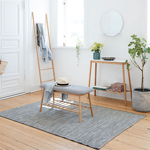 Console Table Vandsted 30X90White/Bamboo - Jysk