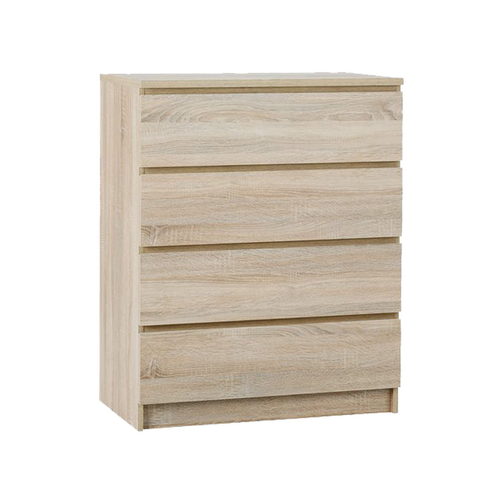 Tủ ngăn kéo 4 ngăn | LIMFJORDEN | gỗ công nghiệp | màu sồi | R81xS48xC101cm