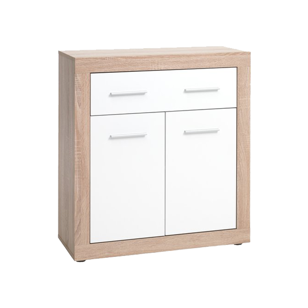 1 drawer 2 door chest FAVRBO oak/white