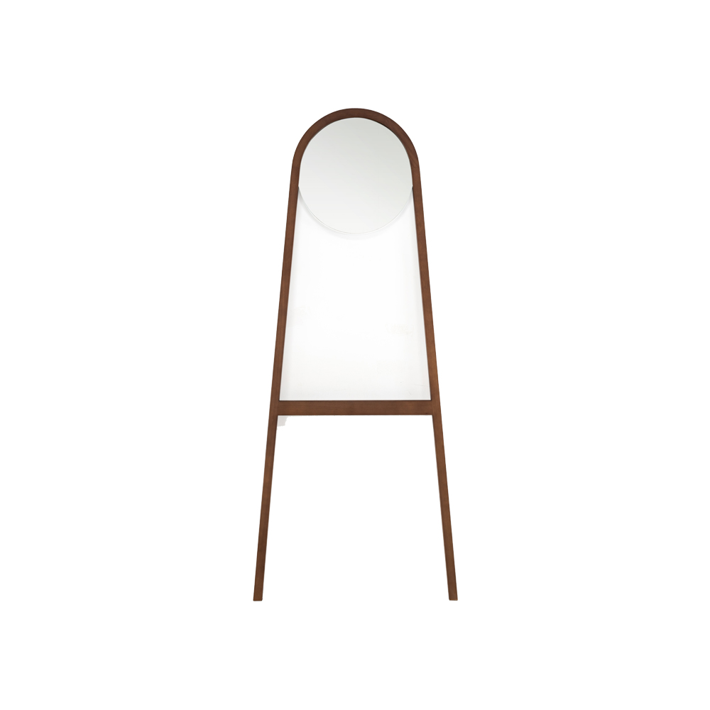 Gương đứng | NOFU729 | gỗ tần bì màu cà phê | R72xS0.2xC170cm