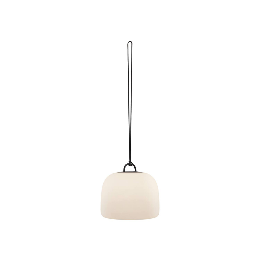 Outdoor pendant lights NORDLUX KETTLE 36 | white plastic | Ø36xC30cm