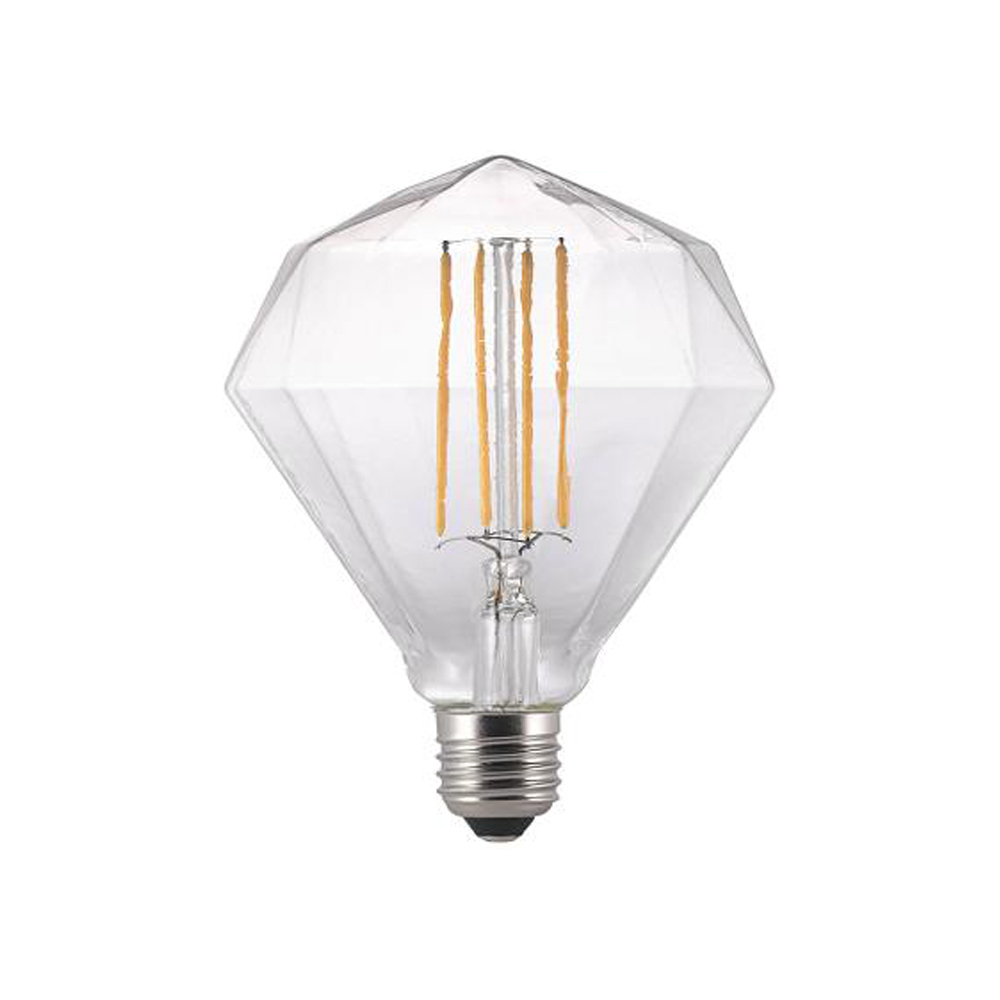 Lamp NORDLUX E27 AVRA DIAMOND 2W, transparent glass; R10xC14.5cm