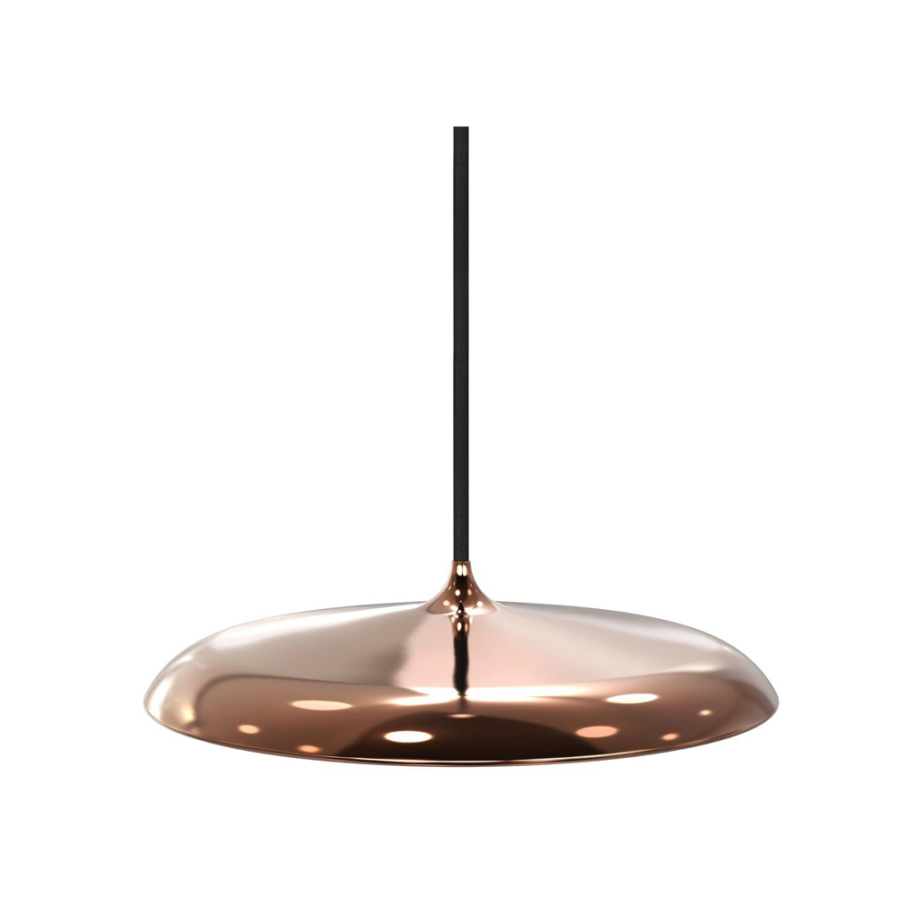 DFTP ARTIST 25 pendant light, copper metal/plastic