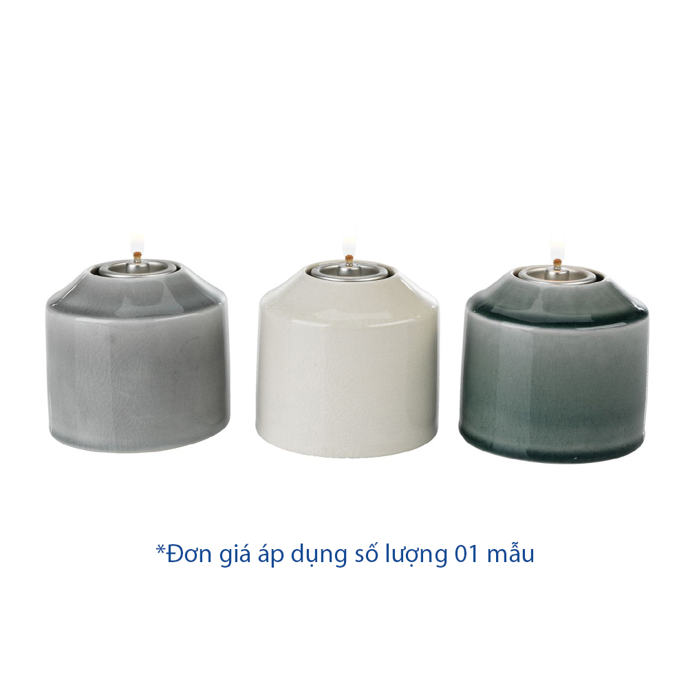 NORDIC LIGHT candle holder, colorful ceramic; DK7x8cm