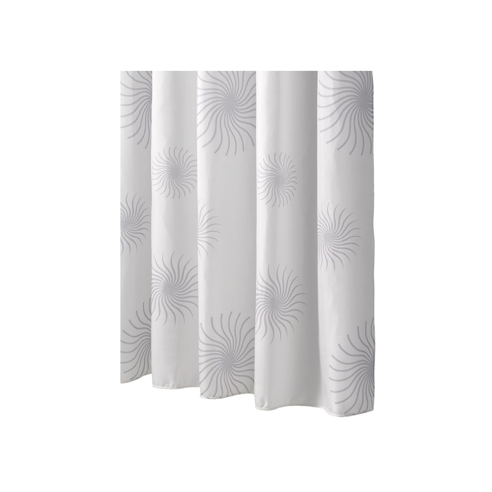 Rèm phòng tắm SVARTVIK Kronborg polyester trắng; 150x200cm; PLUS