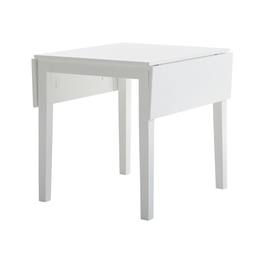 Dining table NORDBY 80x70/120 white