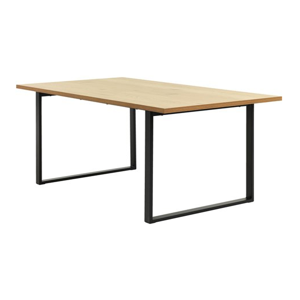 Dining table AABENRAA 90x160 oak/black