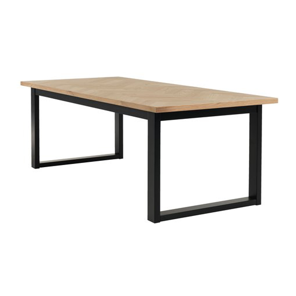 Dining table AGERSKOV 90×200 oak/black