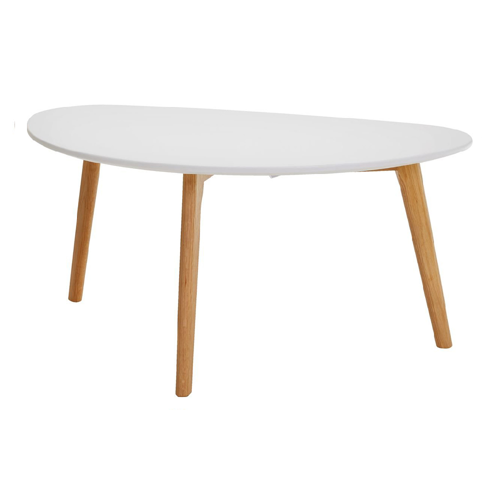Coffee table LEJRE 48x85 white/oak