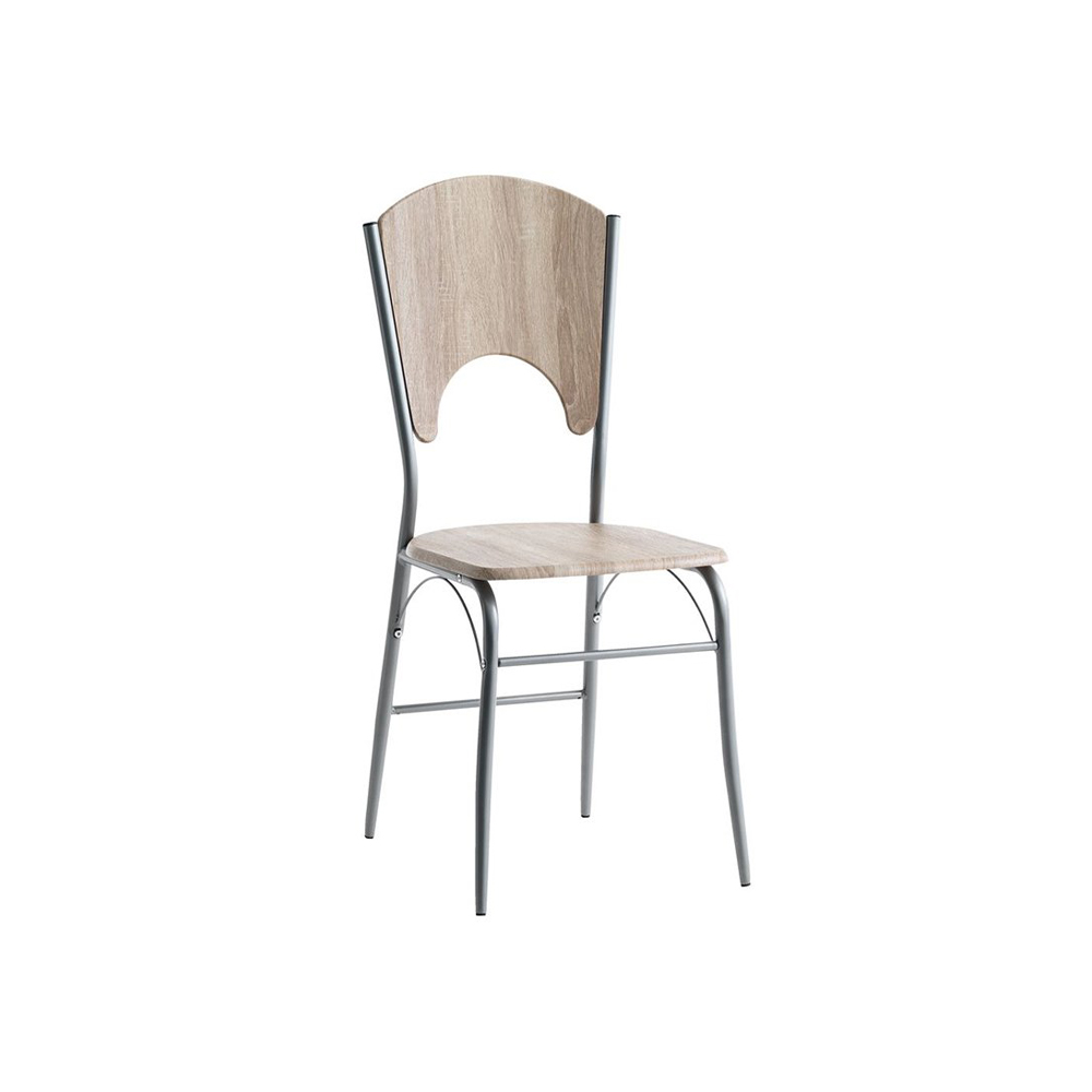 Ghế bàn ăn | THYHOLM | gỗ công nghiệp/kim loại | màu sồi | R41xS47xC92cm