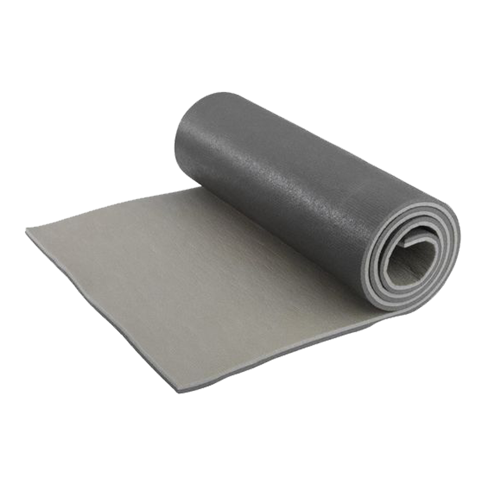LUNEN sports mats with gray polyethylene foam; 55x190x1.2 cm