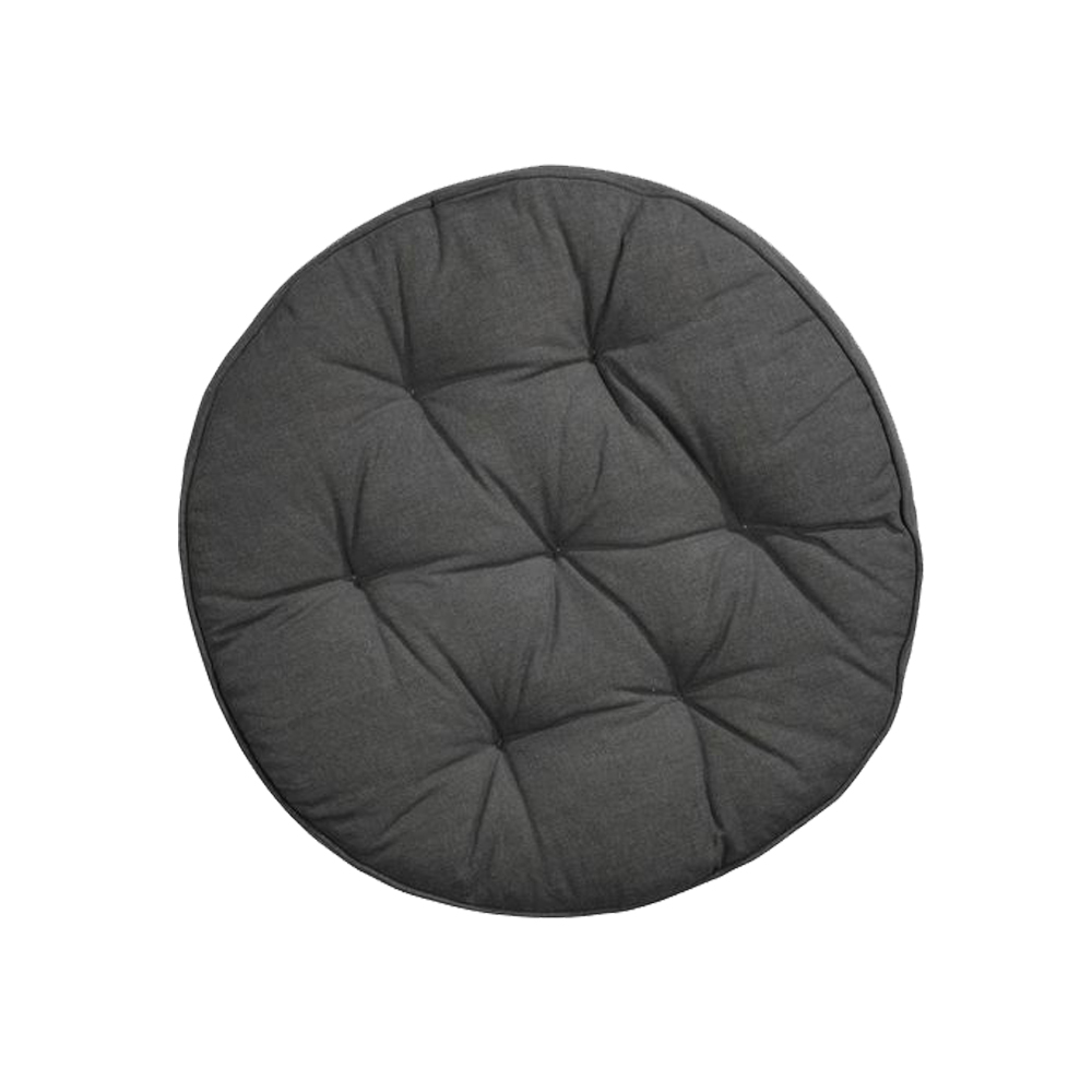 Chair cushion RYPEFOT Ø50xH5 dark grey