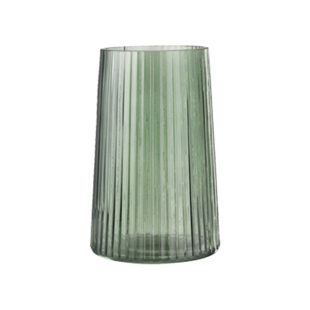 Vase ROY Ø13xH20cm glass green