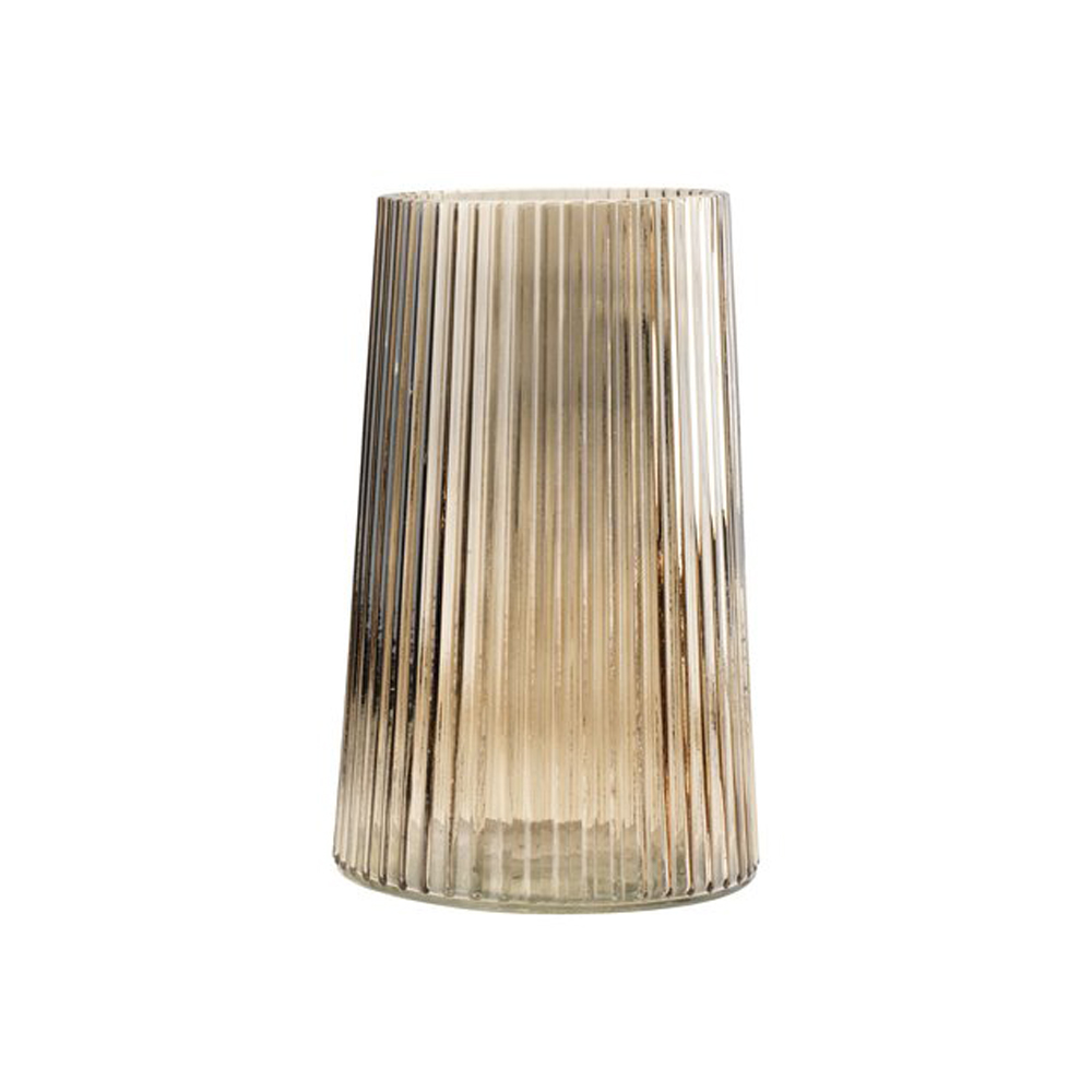 Vase ROY Ø13xH20cm glass brown