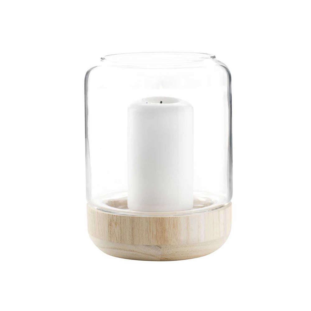 REIDAR glass jar Ø15xH21cm