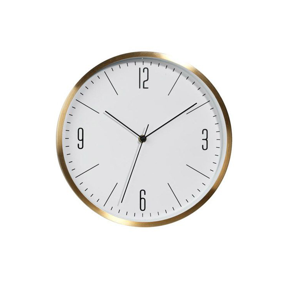 Drifting Needle Wall Clock | HALVOR | yellow aluminum | 30x4.8cm