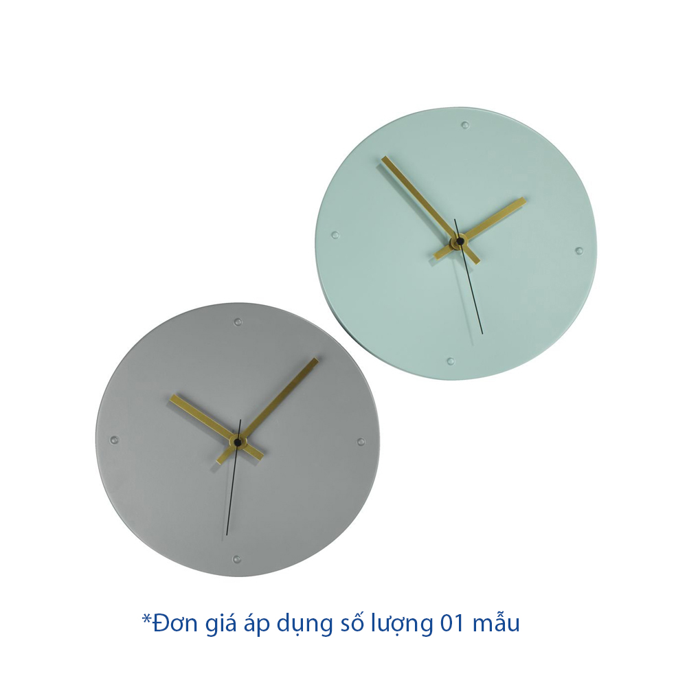 Đồng hồ trang trí | DENNO | kim loại | nhiều màu | Ø25x2.5cm