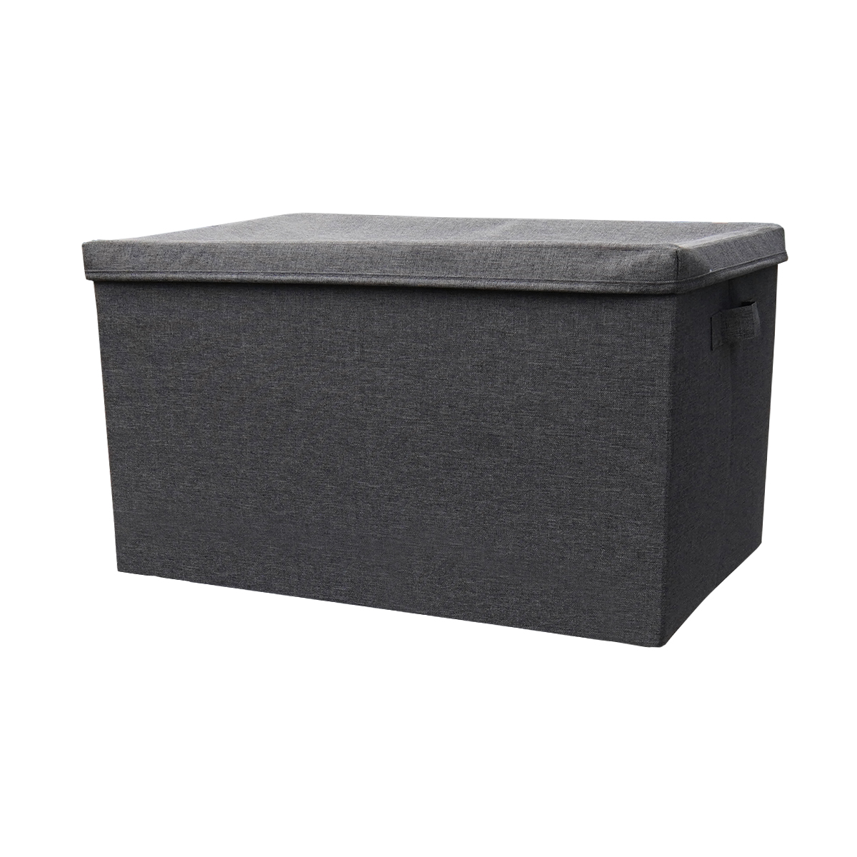 Box with lid | MALA | polyester fabric cover | gray | R60xS40xC35cm