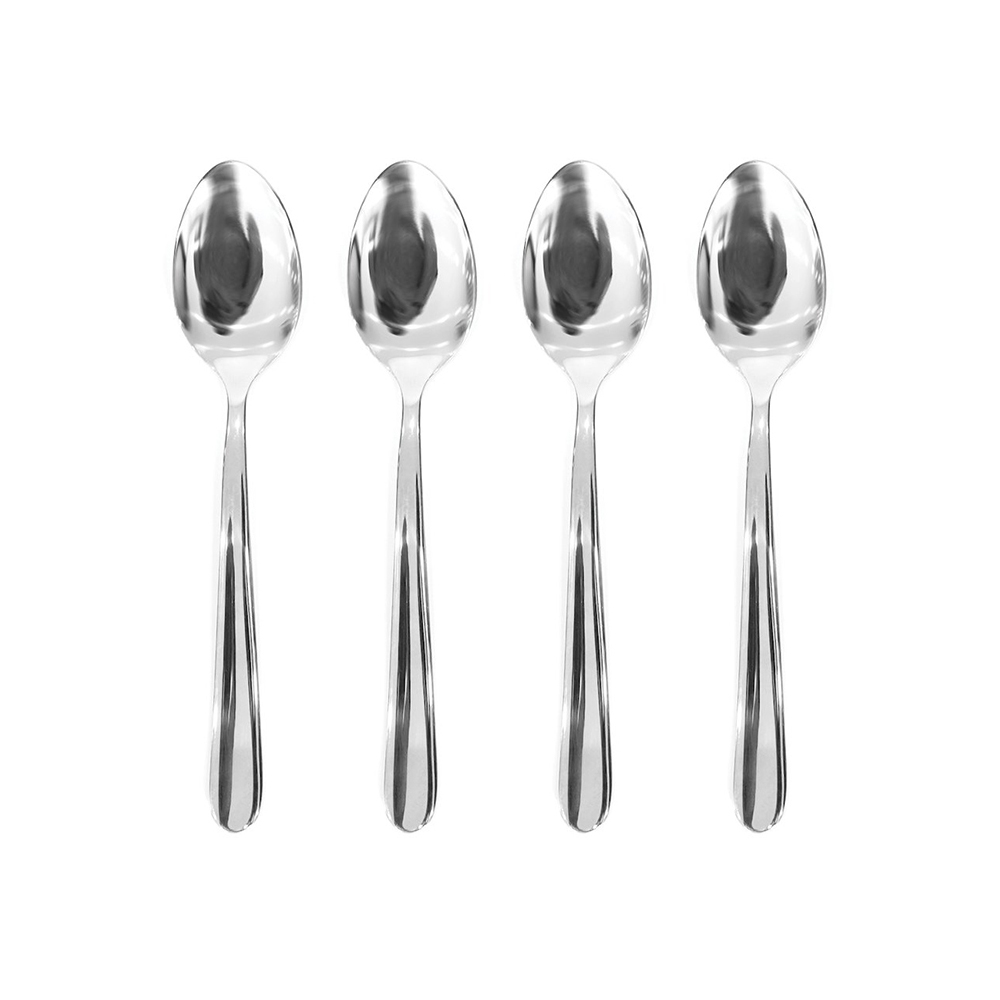 Set of 4 serving spoons | nID | 304 stainless steel | D19cm