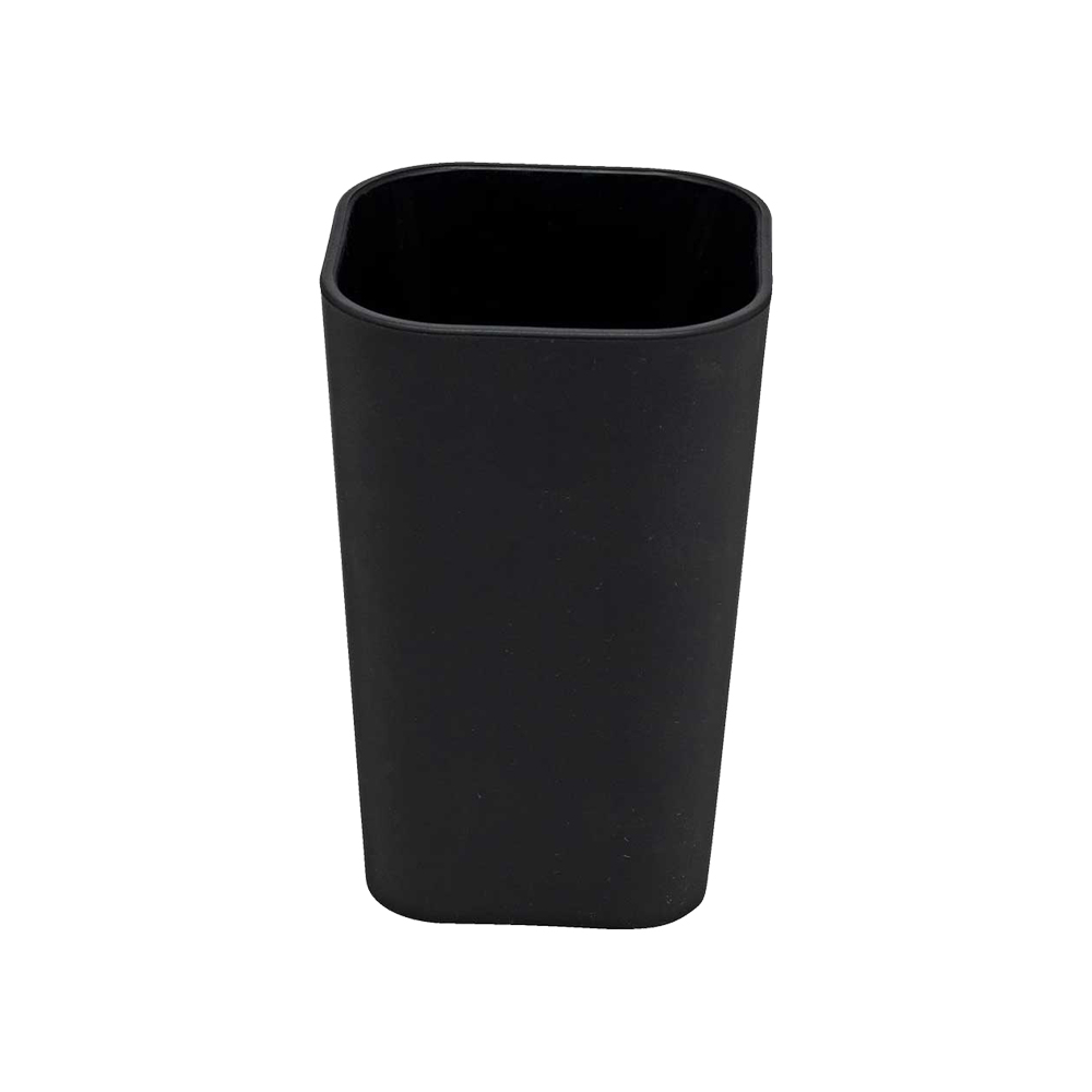 Cốc đựng bàn chải | MALA | nhựa đen | R7.3xD7.3xC11cm