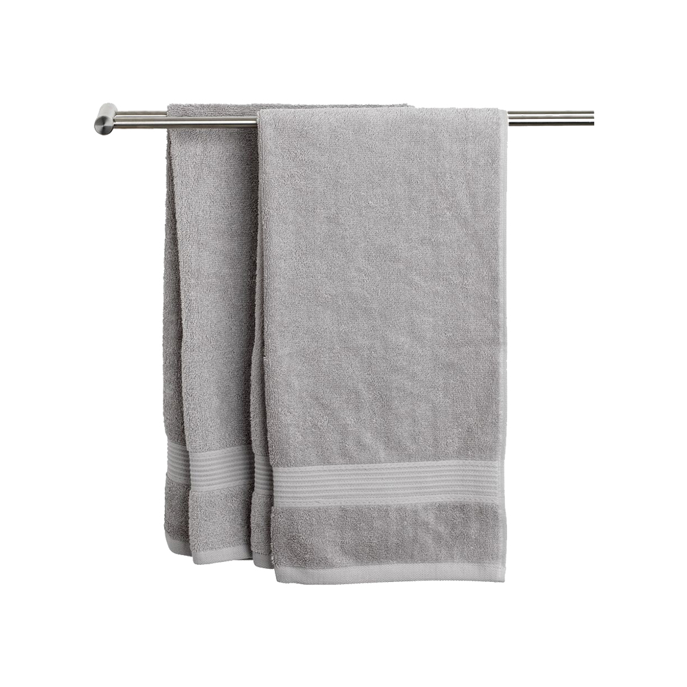 Khăn tắm cotton | KARLSTAD | xám nhạt | R70xD140cm